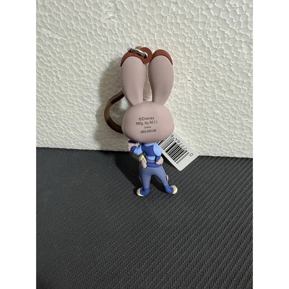 Disney Zootopia Monogram Judy Hopps 3D Foam Bag Clip Keychain